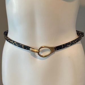 Chico's Leopard Skinny Adjustable Belt